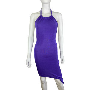 ASYOU Asymmetric Knot Halter Dress Size 4